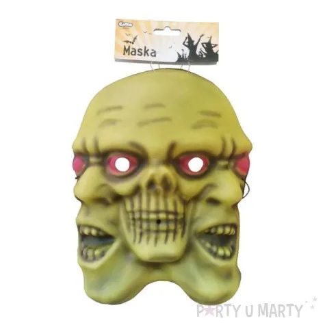 maska potwor o trzech twarzach pianka 3d