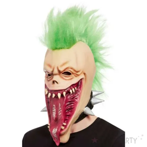 maska potwor punk lateksowa smiffys