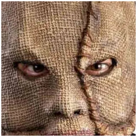 maska potwor z ruchoma zuchwa jutowa carnival toys