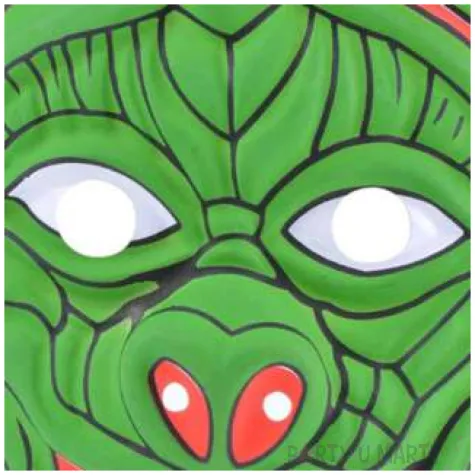 maska potwor zielony arpex