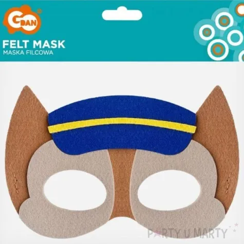 maska psia brygada policjant filcowa godan