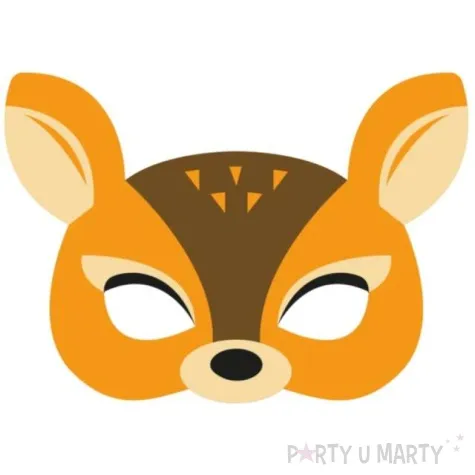 maska sarenka filcowa partypal