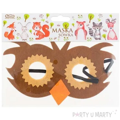 maska sowka filcowa godan