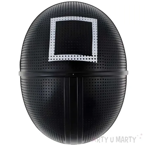 maska squid game kwadrat czarny godan