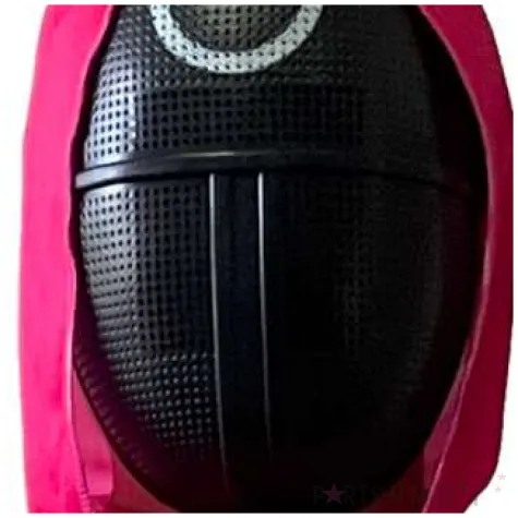 maska straznik squid symbol kola czarna godan