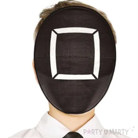 maska straznik squid symbol kwadratu czarna guirca