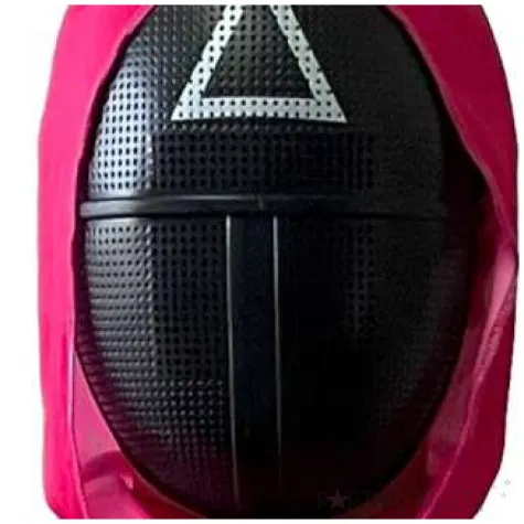 maska straznik squid symbol trojkat czarna godan