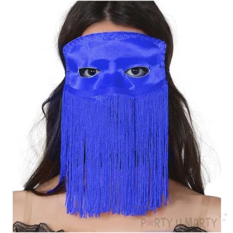 maska tancerka brzucha niebieska guirca