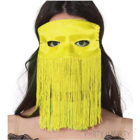 maska tancerka brzucha zolta guirca