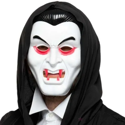maska wampir dracula biala partypal
