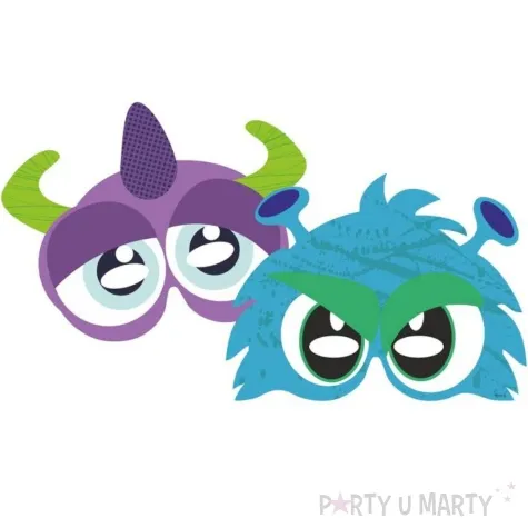 maska wesole potwory papierowa godan