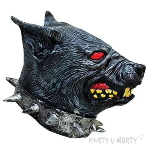 maska wilkolak w obrozy lateksowa