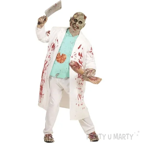 maska zombie naukowiec lateksowa widmann