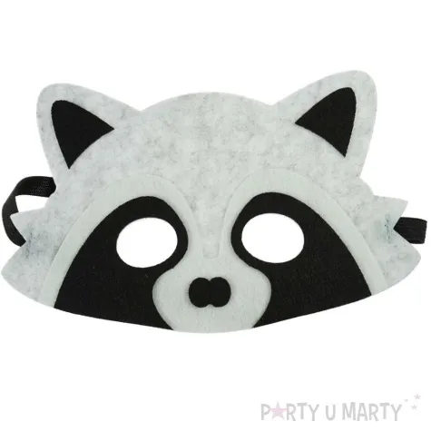 maska zwierzeta szop pracz filcowa arpex