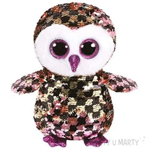maskotka cekinowa sowa godan
