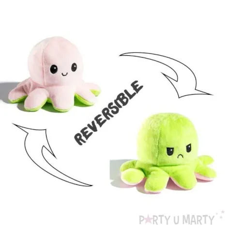 maskotka przewrotna osmiornica rozowo zielona gadgetmaster