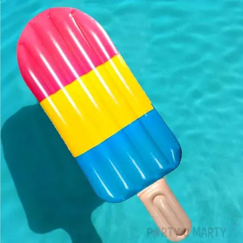 materac do plywania lod na patyku trzy kolory ootb 180 cm