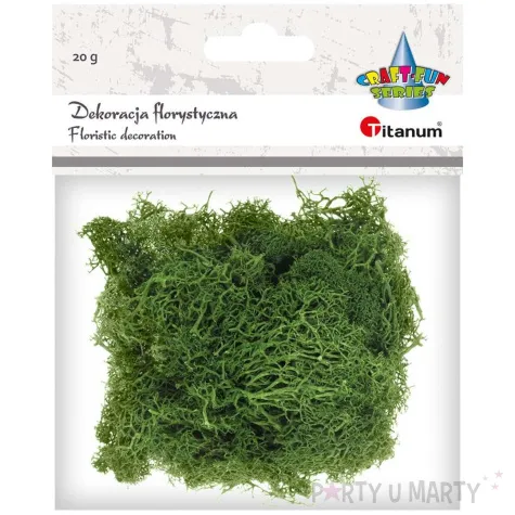 mech chrobotek reniferowy zielony ciemny titanum 20 g