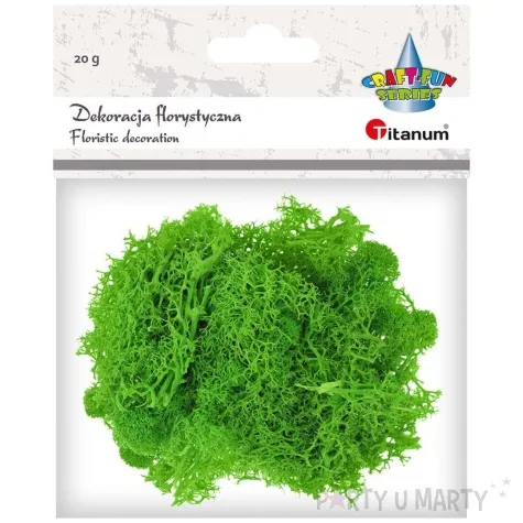 mech chrobotek reniferowy zielony titanum 20 g