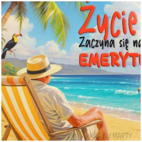 metalowa przypinka zycie zaczyna sie na emeryturze emeryt na wakacjach prezent pin