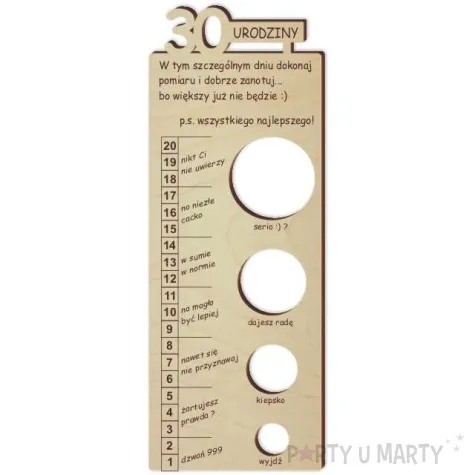 miara meskosci 30 urodziny