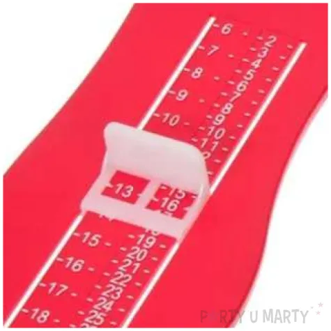 miarka dziecieca do mierzenia stop czerwona zakres 6 20 cm
