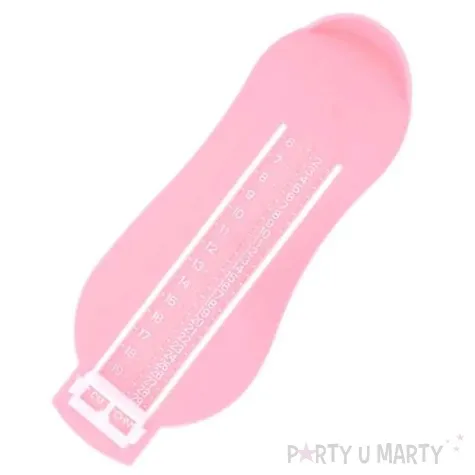 miarka dziecieca do mierzenia stop rozowa zakres 6 20 cm