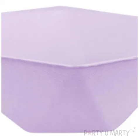 miseczki vert decor heksagonalne fioletowy amscan 15 8 cm 6 szt
