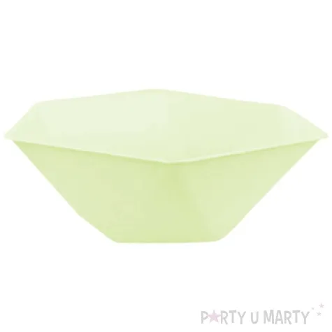 miseczki vert decor heksagonalne zielony amscan 15 8 cm 6 szt