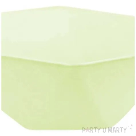 miseczki vert decor heksagonalne zielony amscan 15 8 cm 6 szt