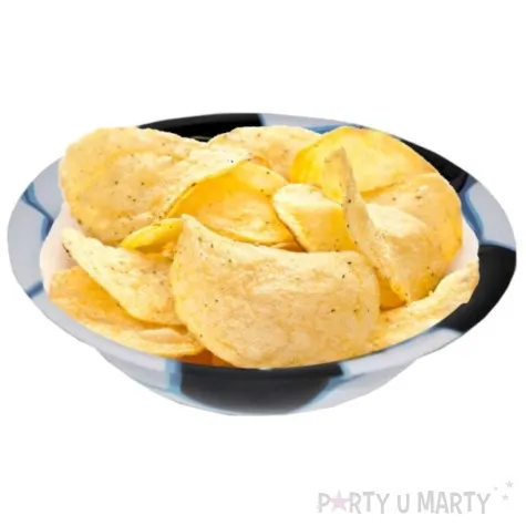 miska na przekaski kibica bialo czarna funny fashion