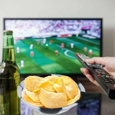 miska na przekaski kibica bialo czarna funny fashion