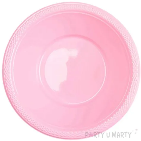 miska plastikowa diamond rozowa pastelowa amscan 355ml 10szt