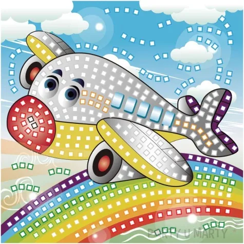 mozaika piankowa samolot titanum