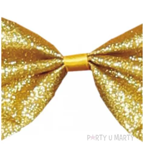 mucha brokatowa zlota guirca