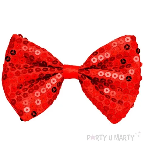 mucha cekinowa czerwony widmann