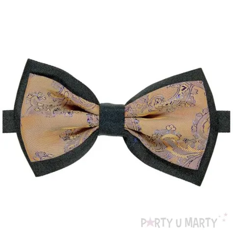 muszka halloween vintage czarno brazowa widmann