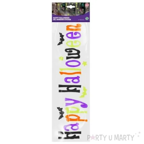 naklejka na okno happy halloween widmann