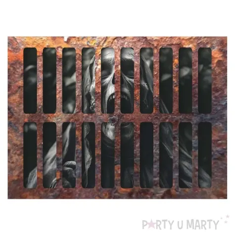 naklejka podlogowa halloween mumia rdzawa 50 x 37 cm