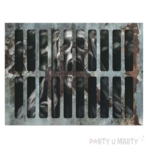 naklejka podlogowa halloween mumia stalowa 50 x 37 cm