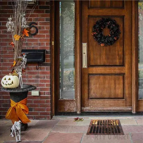 naklejka podlogowa halloween ogr rdzawa 50 x 37 cm