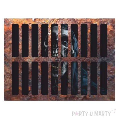 naklejka podlogowa halloween umarlak rdzawa 50 x 37 cm