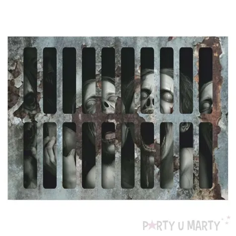 naklejka podlogowa halloween zombie stalowa 50 x 37 cm