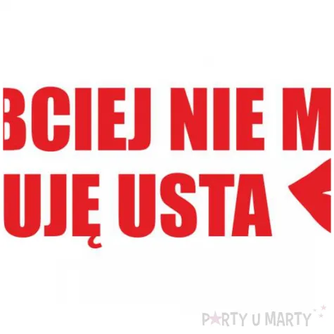 naklejka samochodowa damska szybciej nie moge maluje usta 13 x 3 5 cm czerwona