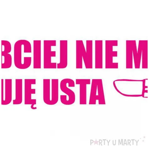 naklejka samochodowa damska szybciej nie moge maluje usta 13 x 3 5 cm rozowa