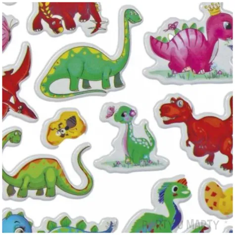 naklejki baby dinozaury mix titanum 21 szt