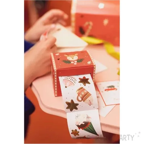 naklejki boze narodzenie mix partydeco 52 szt