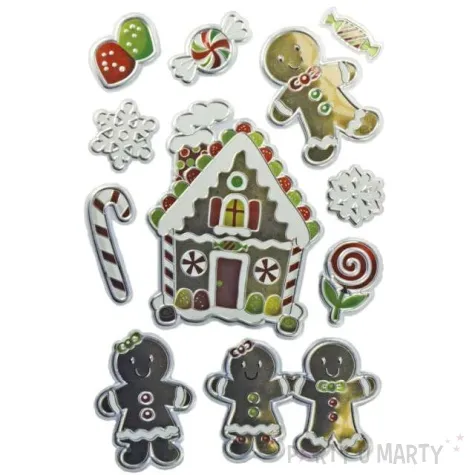 naklejki ciasteczkowy ludzik mix titanum 12 szt