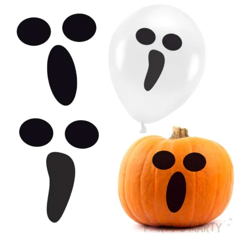 naklejki duchy halloween congee 15 szt