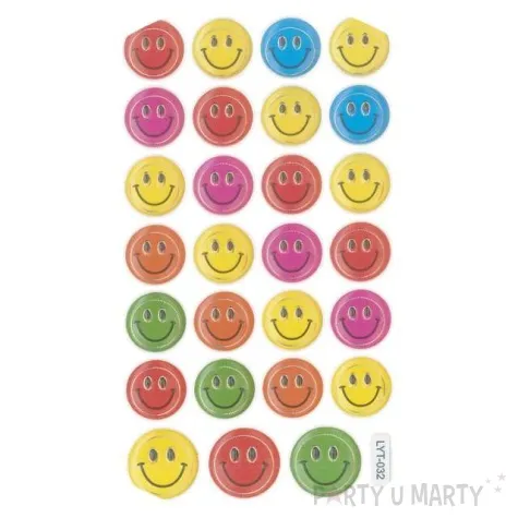 naklejki emotki smile mix titanum 27 szt